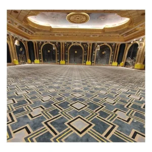 High Quality 3D Printed Wall to Wall Carpet Floor Tiles Nylon Luxury Fireproof Club Casino Bar Large sized Carpet