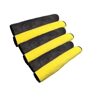 High Quality 40*60CM Microfiber Towel Car Soft Lint Free Coral Fleece Plush 600 Gsm Microfiber Car Cleaning Towel