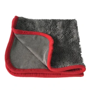 High Quality 40x40cm 600gsm Lint Free Twisted Loop Towel Auto Wash Detailing Microfiber Towels Car Drying Towel
