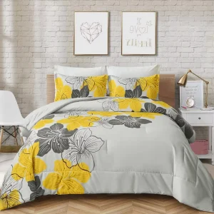 High Quality 4pcs Reversible Home Textile Bedding Set Modern Geometric Reversible Comforter Printed Comforter Set