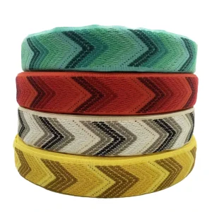 High Quality 5 CM Arrow Pattern Jacquard Webbing Polypropylene Home Textiles for Clothing Accessories