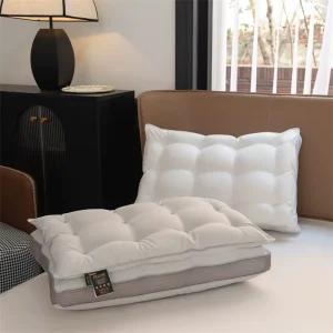 High Quality 5 Star Hotel Bed Pillows Super Soft Rectangle Adult Neck Pillow Luxury Sleeping Comfortable Solid Bedroom