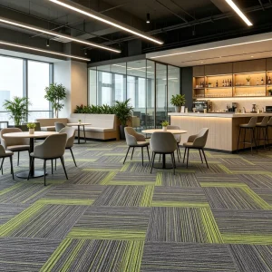 High Quality 50x50cm Square Carpet Tiles Polypropylene Loop Pile Office Commercial Carpet Flooring Tiles