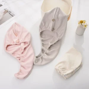 High Quality Ant Cloth Dry Hair Cap for Women Water absorbing Quick drying Thickened Bath Cap Quick Dry Microfiber Hair Turban