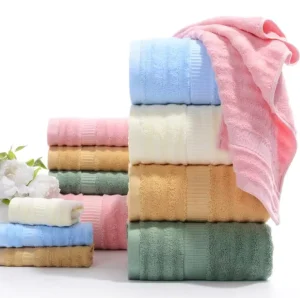 High Quality Bamboo Bath Towel Natural Super Absorbent Towel for Bathroom