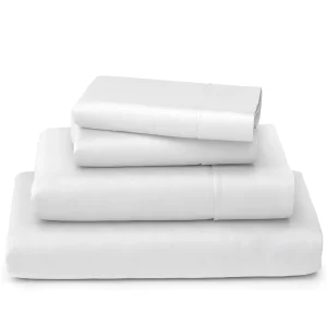 High Quality Bamboo Polyester Blend Sheet Set 4 Piece Cooling and Breathable Bedding Set Silky Soft Sheets