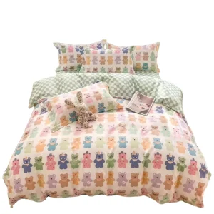 High Quality Bed Bedding Duvet Cover Sheet Set