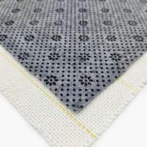 High Quality Breathable Anti Slip Fusible Anti Bacteria Dot Felt Carpet Backing Cloth 100% Polyester Eco Friendly Tufting Roll