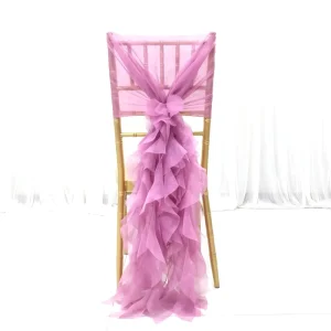 High Quality Chair Sashes for Party Wedding Decorative Banquet Party Bow