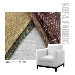 High Quality Chenille Fabric Upholstery Fabric Sofa Quilted Chenille Jacquard Fabric