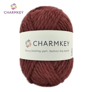 High Quality Chunky Acrylic Blend Yarn 50%Acrylic 50%Wool for Hand Knitting & Crocheting 100g