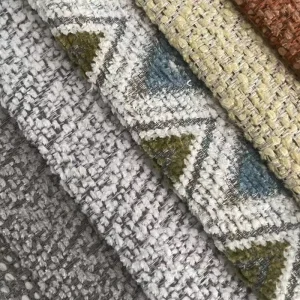 High Quality Class Grade Woven Chenille Sofa Velvet Fabric 100% Polyester Breathable Soft Touch Anti Scratch Waterproof Easy