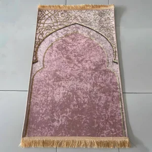 High Quality Comfort Velvet Muslim Prayer Mat Home Bedroom Worship Carpet Islamic Prayer