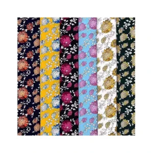 High Quality Comfortable Colourful Thin Printed Soft Polyester Chiffon Fabric for Soft Pillow case