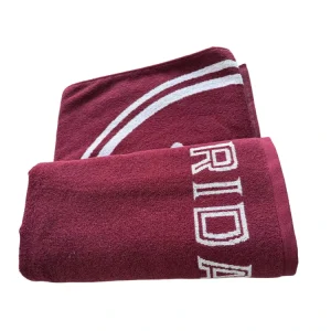 High Quality Cotton Jacquard Terry Woven Sports Towels Personalized Gym Towel Thick Beach Bath Towels