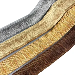 High Quality Cushion Cover Lace Gold Thick Sofa Pillow Fringe Home Textile Carpet Trim Accessories
