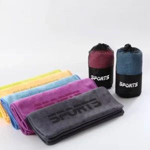 High Quality Custom Logo Microfiber Sports Golf Fitness Outdoor Sweat Towel Absorbent SPA Quick Drying Towel