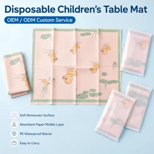 High Quality Custom Print Disposable Children Placemat 40cm Width Adjustable Length Made China Factory Direct OEM Supply Custom