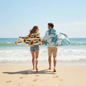 High Quality Custom Print Microfiber Beach Towel Best selling Beach Towel Customized logo Outdoor Beach Towel