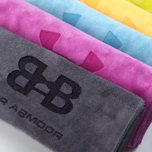 High Quality Custom logo Microfiber Sports Golf Fitness Outdoor Sports Sweat Towel Absorbent Quick Drying Microfiber Towel