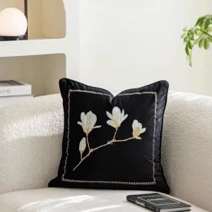 High Quality Customizable Geometric Pattern Square Cushion Eco friendly Modern Outdoor Garden Decoration Pillow