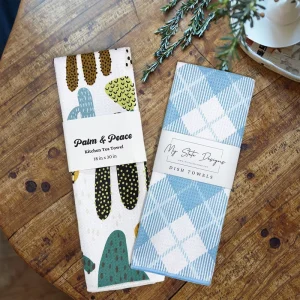 High Quality Customizable Reusable Sublimation Kitchen Tea Towel Pattern Microfiber Waffle Polyester Dish Washing Cloth Towels