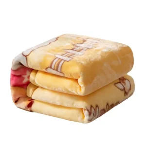High Quality Cute Animals Patterns Super Soft Fleece Fluffy Raschel Baby Kids Blanket