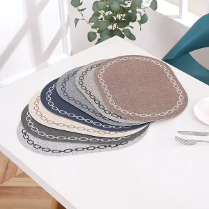 High Quality Decoration Heat Resistant Waterproof Table Place Mat for Restaurant