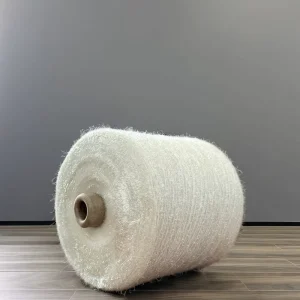 High Quality Dihong 100% Polyester Eco Friendly Recycled Sequin Centipede Yarn 0.7cm Fancy Yarn for Knitting & Hand Knitting