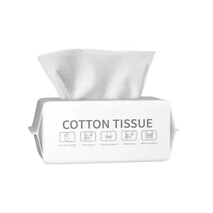 High Quality Disposable Top Grade Cotton Soft Face Towel Breathable Plain Direct Factory Sale Facial Tissue