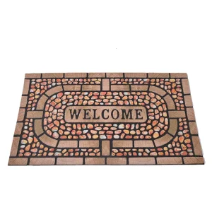 High Quality Door Mats Home Polyester Surface Usa Plain Coir Doormat
