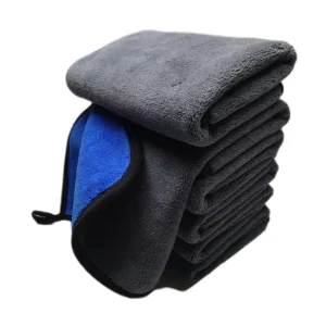 High Quality Double Layer Absorbent Plush Car Wash Towel 600gsm Microfiber Towel Car Cleaning Drying