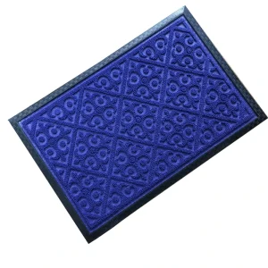 High Quality Dustproof Rubber Carpet Floor Mats Non Slip Entrance Door Mat Washable Puzzle Pattern for Households Shopping Malls