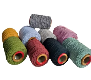 High Quality Eco-Friendly Recycled Polyester Cotton Blended Yarn Dyed Knitting Use OE Technics 3-20S Various Colors