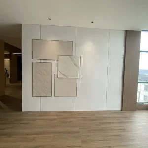 High Quality Eco Interior Wall Panel Luxury Acrylic PVC Marble Board Fireproof & Waterproof for Hotel Office School Interiors