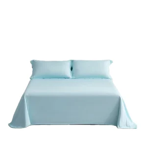 High Quality Factory Price Anti Pilling Pure Colors Flat Sheet Cotton Bed Sheet for Hotel Home