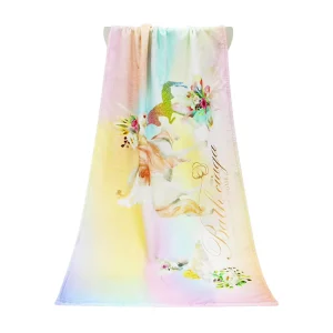High Quality Fantasy Colorful Cotton Beach Towel Custom Digital Printing Bath Towel