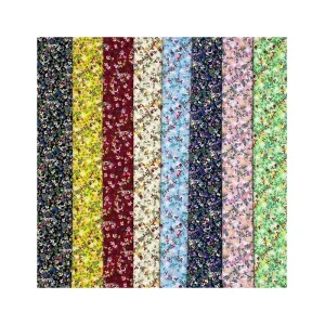 High Quality Fashionable Floral Design Polyester Chiffon Fabric Printed for Summer Cold Thin Dress