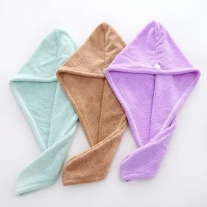 High Quality Fast Absorbent Microfiber Quick Drying Shower Hat Towel Hair Drying Towel Cap