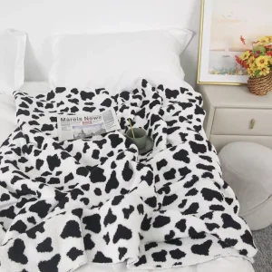High Quality Feather Yarn Soft Adult Blanket for Home Decoration