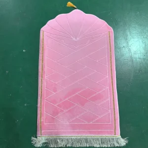 High Quality Flannel Folding Prayer Rug for Eid Mubarak and Ramadan Muslim Party Supplies and Wedding Gifts