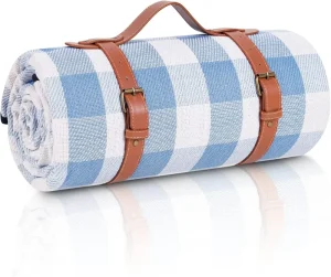 High Quality Foldable Outdoor Waterproof Picnic Mat Grid Beach Picnic Blanket Sand Proof