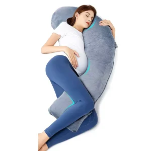High Quality Full Body Pregnancy 100% Polyester Pragnancy Pillow for Back Hips Legs