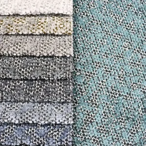 High Quality Heavyweight Woven Plain Dyed Breathable Anti Static Velvet Chenille Polyester Sofa Upholstery Fabric