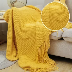 High Quality Home Custom Eco Friendly Airplane All Season Decorative Acrylic Knitted Light Weight Throw Blanket