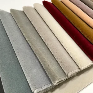 High Quality Home Deco Fabric Mohair Upholstery Plush Velvet Fabric for Sofa