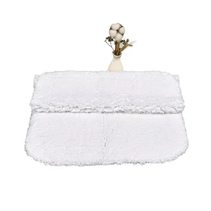 High Quality Hotel White Plain Bath Mat Bathroom Rug Non slip Bath Mat