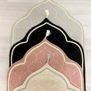 High Quality Islamic Prayer Rug Soft Velvet Muslim Mat with Memory Foam Thick Area Rugs & Sets