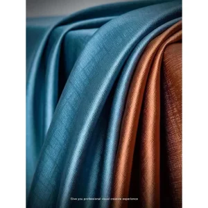 High Quality Jacquard Blackout Curtain Fabric Roll Packed From Factory Supply For Home Textile