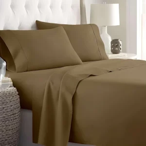 High Quality Journey 4 Piece Reversible Scalloped Edge Comforter Polyester Bedding Sets